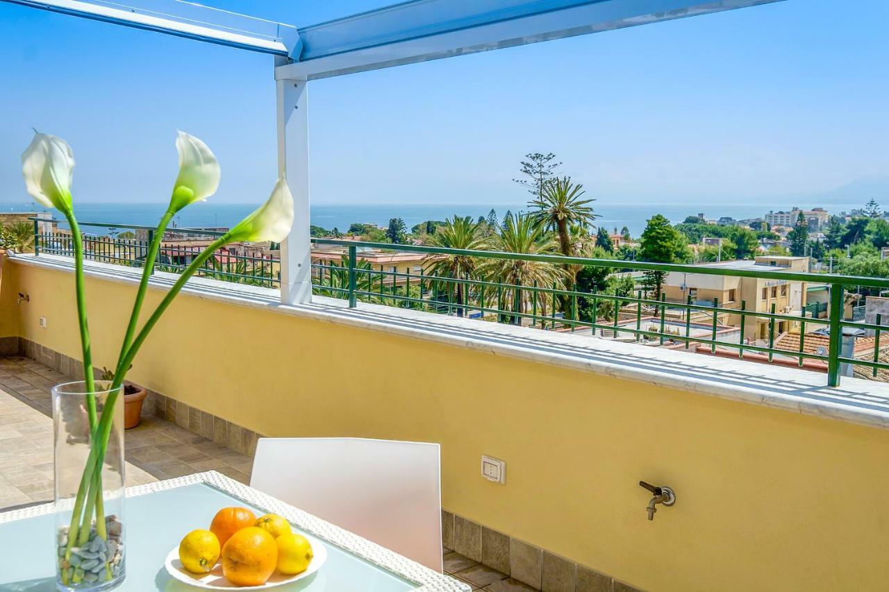 Апартаменты Solemar Sicilia - Casa Panorama Санта-Флавия Экстерьер фото